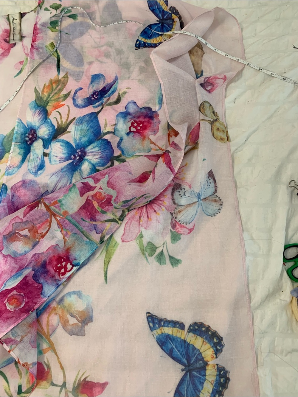 NWOT Aratta Silent Journey Floral and Butterfly  Kimono - Picture 13 of 16